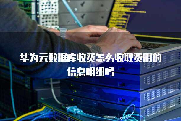 大数据服务收费明细解析 数据处理与存储支持